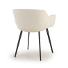 silla confidente blanco anne 4 patas piel sintetica 3