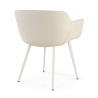 silla confidente blanco anne 4 patas piel sintetica 5