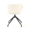silla confidente blanco anne base piramide piel sintetica 4