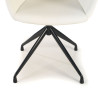 silla confidente blanco anne base piramide piel sintetica 8
