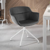 silla confidente negro anne base piramide piel sintetica 2