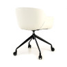 silla confidente blanco anne con ruedas piel sintetica 7