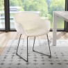silla confidente blanco anne patin piel sintetica 2