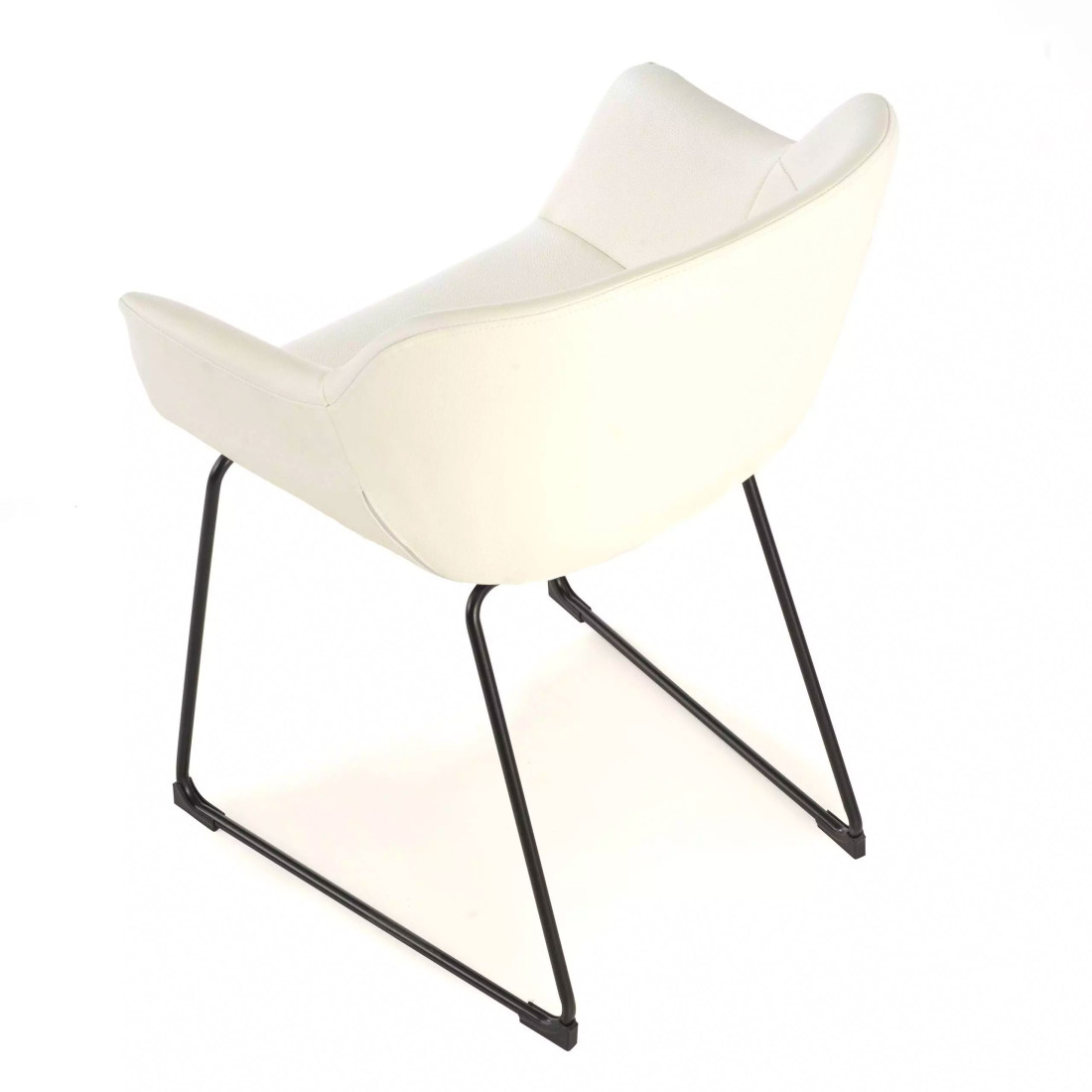 silla confidente blanco anne patin piel sintetica 5