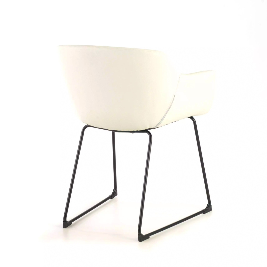 silla confidente blanco anne patin piel sintetica 7