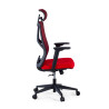 silla ergonomica rojo tekno malla 4