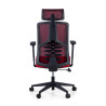 silla ergonomica rojo tekno malla 7