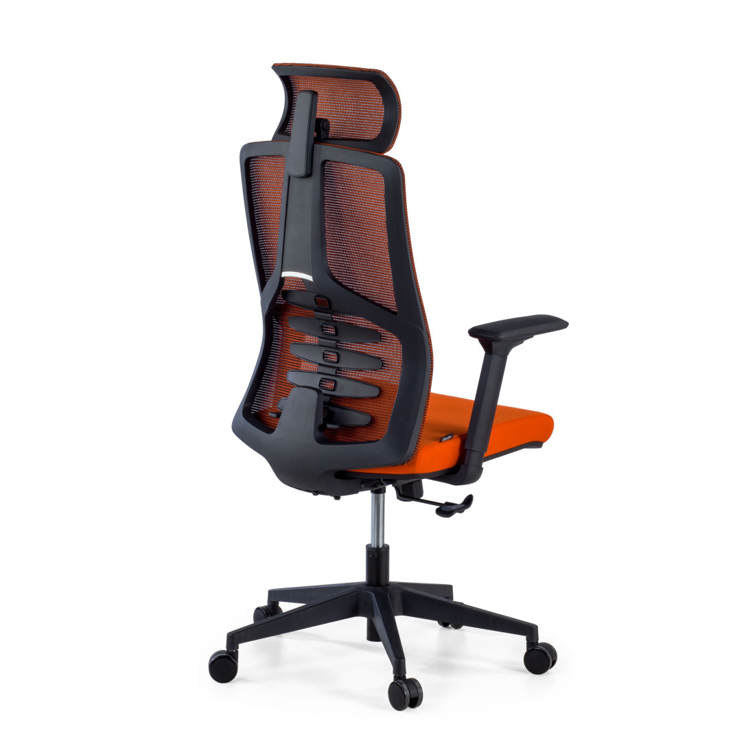 silla ergonomica naranja tekno malla 6