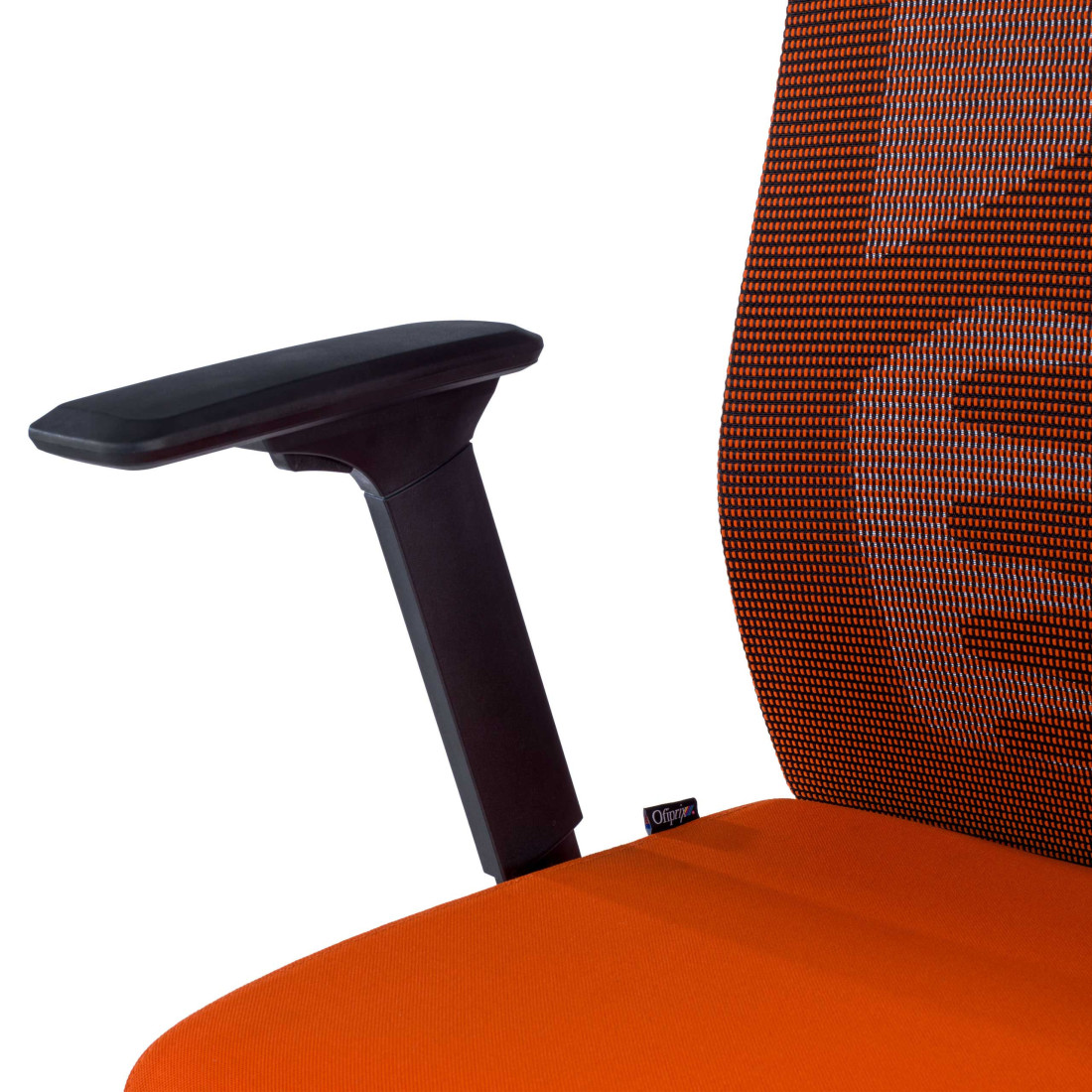 silla ergonomica naranja tekno malla 9