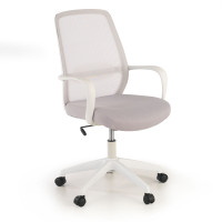 Silla de escritorio Point White, basculante, red - BLANCO