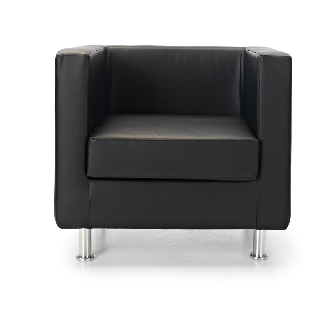 sofa para oficina negro dresden 1 plaza 3