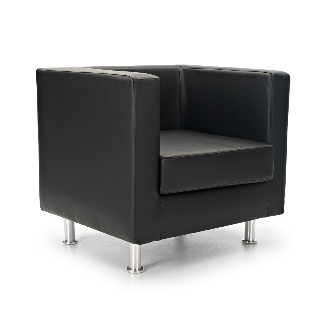 sofa para oficina negro dresden 1 plaza 1