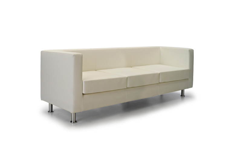 Sofa de recepción Dresden 3 plazas - BLANCO