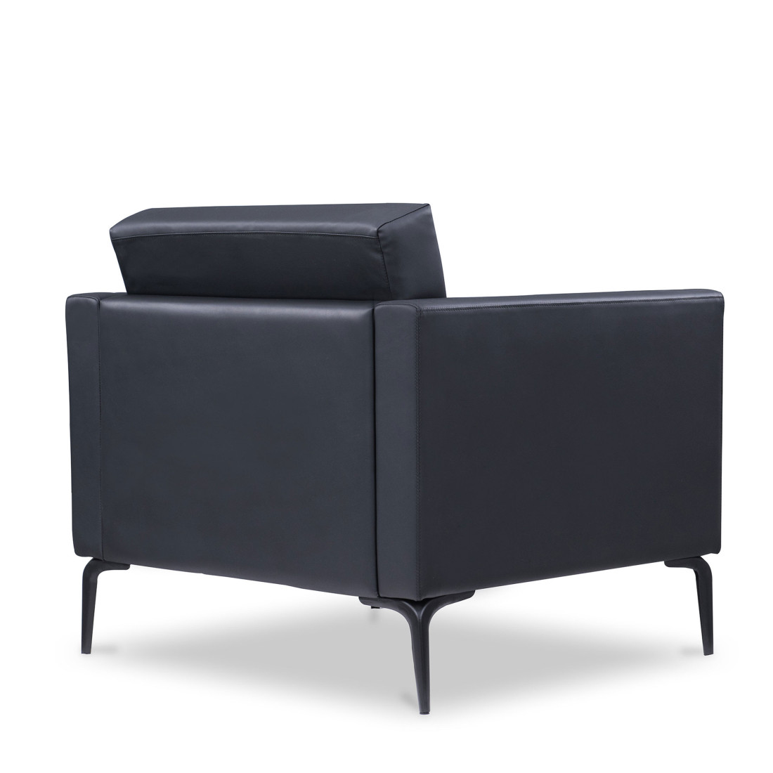 sofa para oficina negro salzburg 1 plaza 4