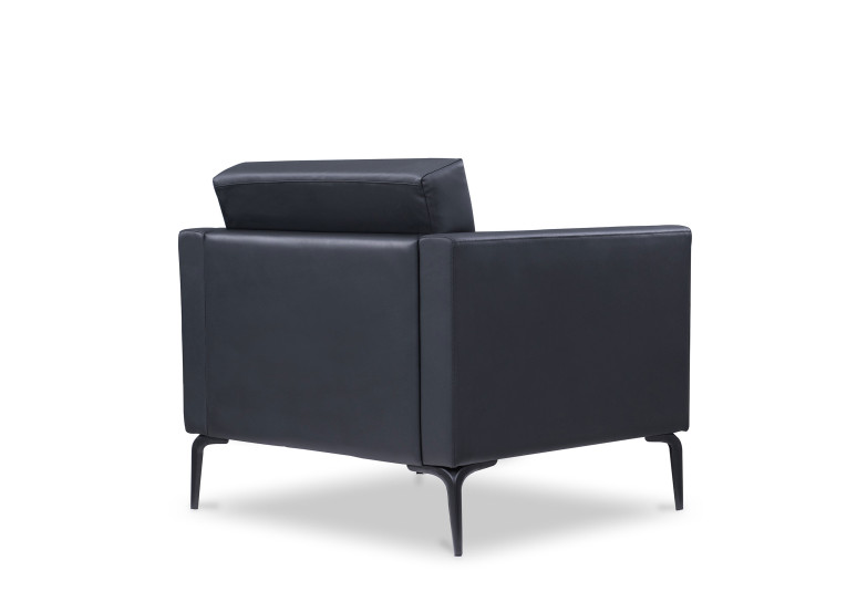 sofa para oficina negro salzburg 1 plaza 4