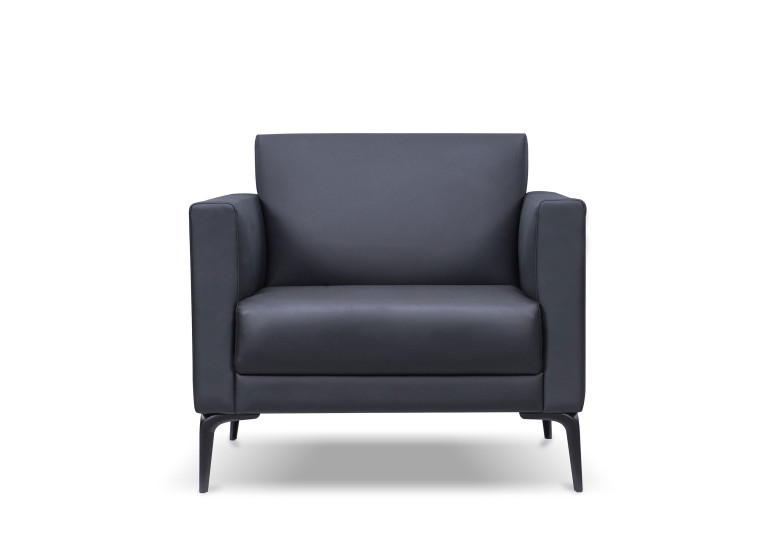 sofa para oficina negro salzburg 1 plaza 6