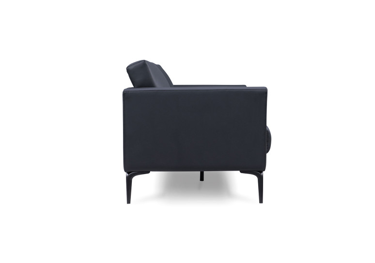 sofa para oficina negro salzburg 3 asientos 6