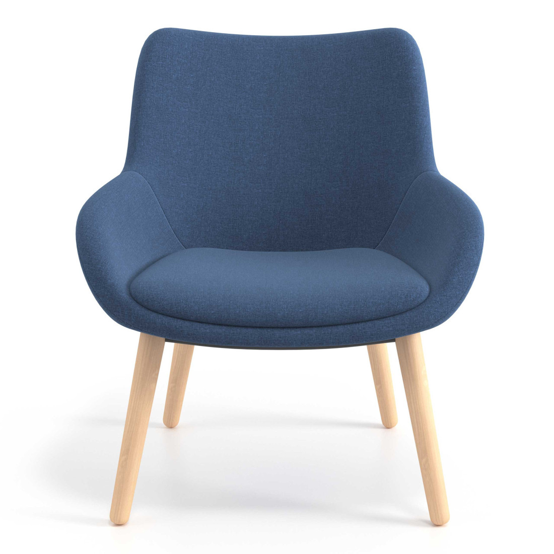 sillon para sala de espera azul capri 3