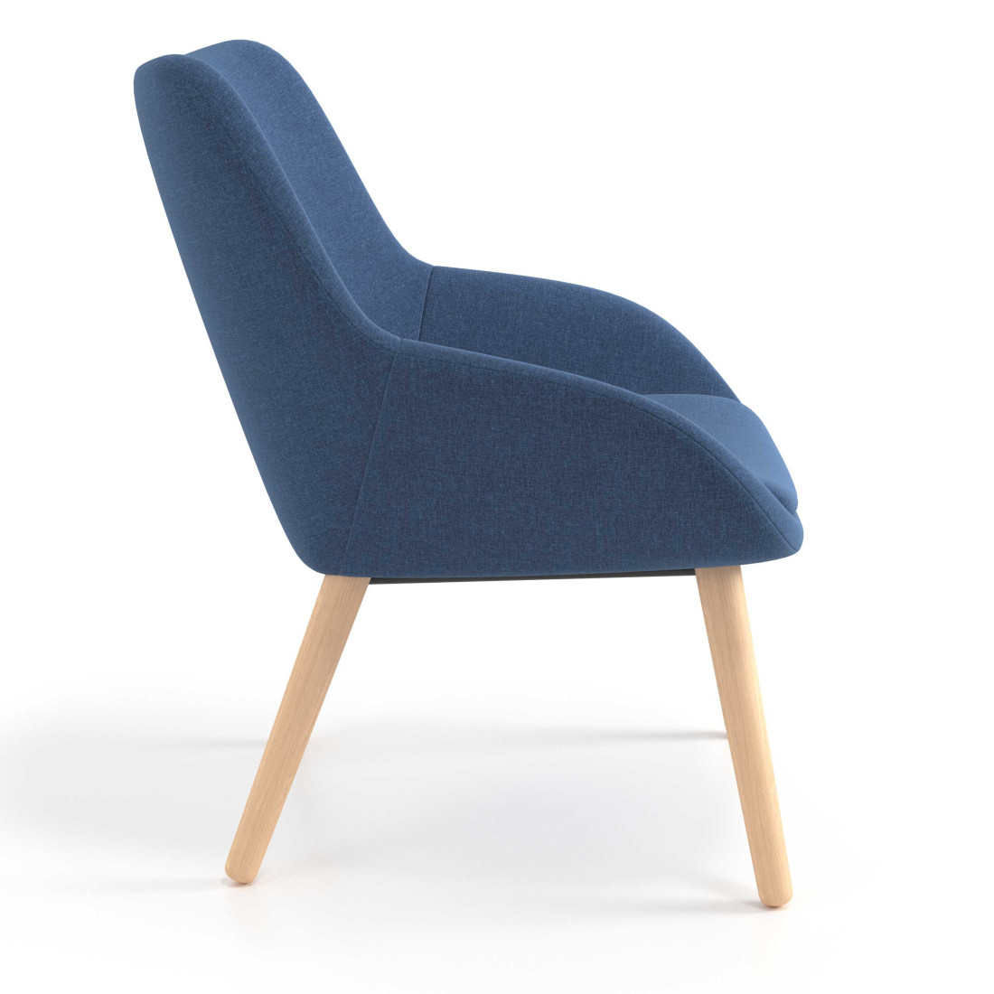 sillon para sala de espera azul capri 4