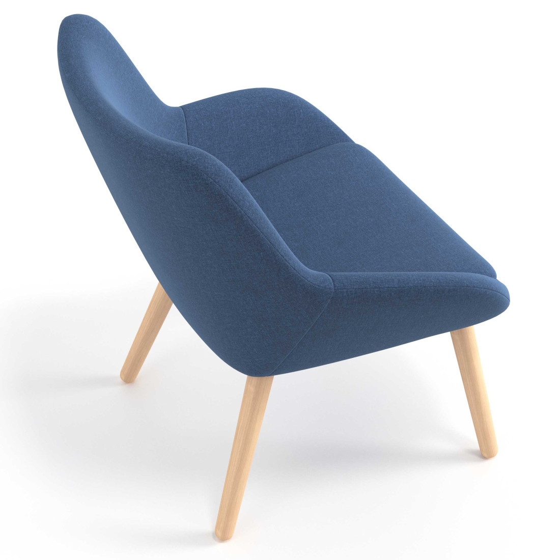 sillon para sala de espera azul capri 5