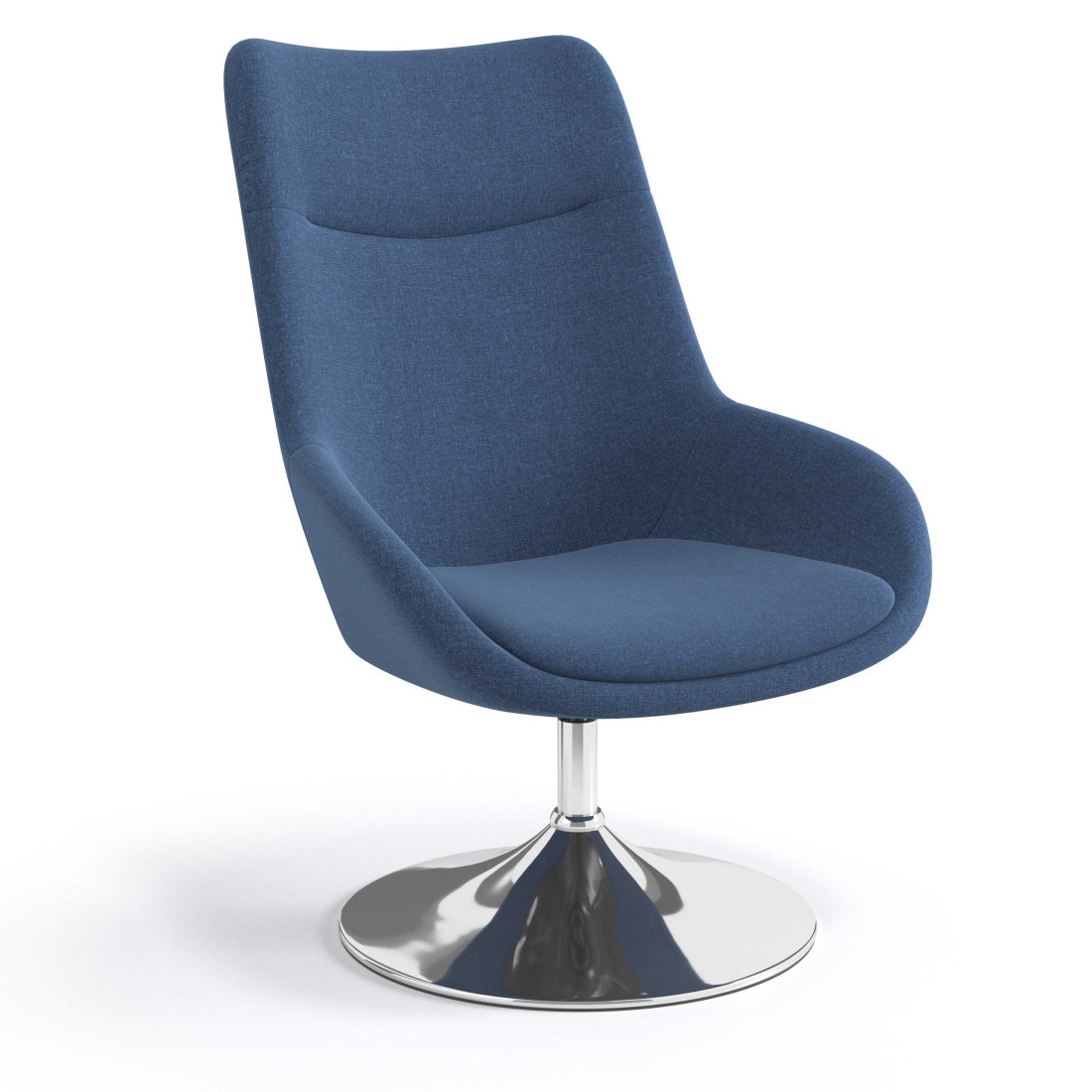 sillon para sala de espera azul capri 1
