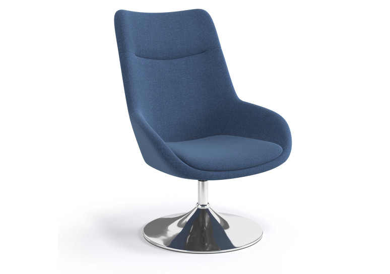 sillon para sala de espera azul capri 1
