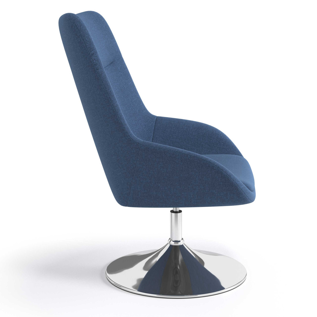 sillon para sala de espera azul capri 3