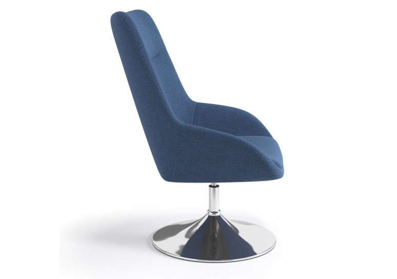 sillon para sala de espera azul capri 3