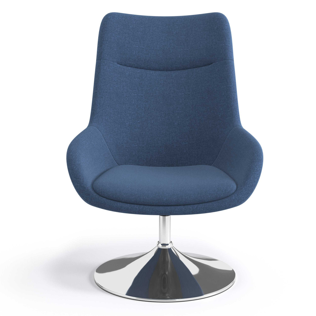 sillon para sala de espera azul capri 4