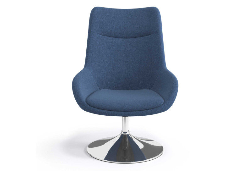 sillon para sala de espera azul capri 4