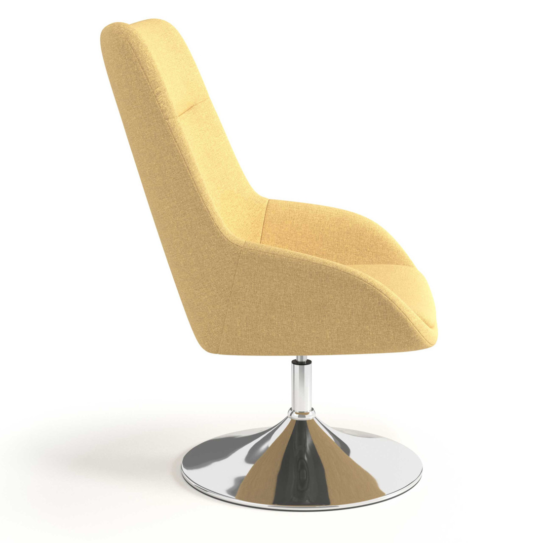 sillon para sala de espera amarillo capri 3