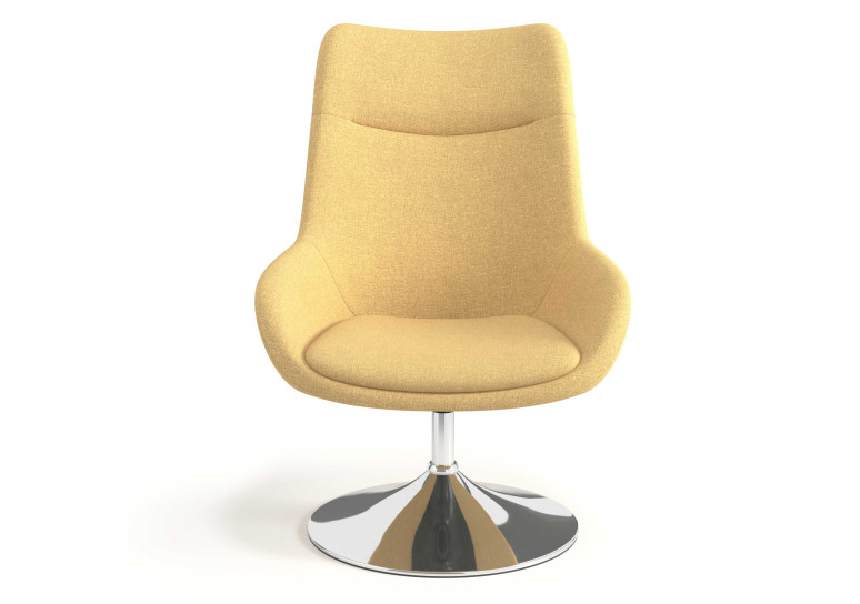 sillon para sala de espera amarillo capri 4