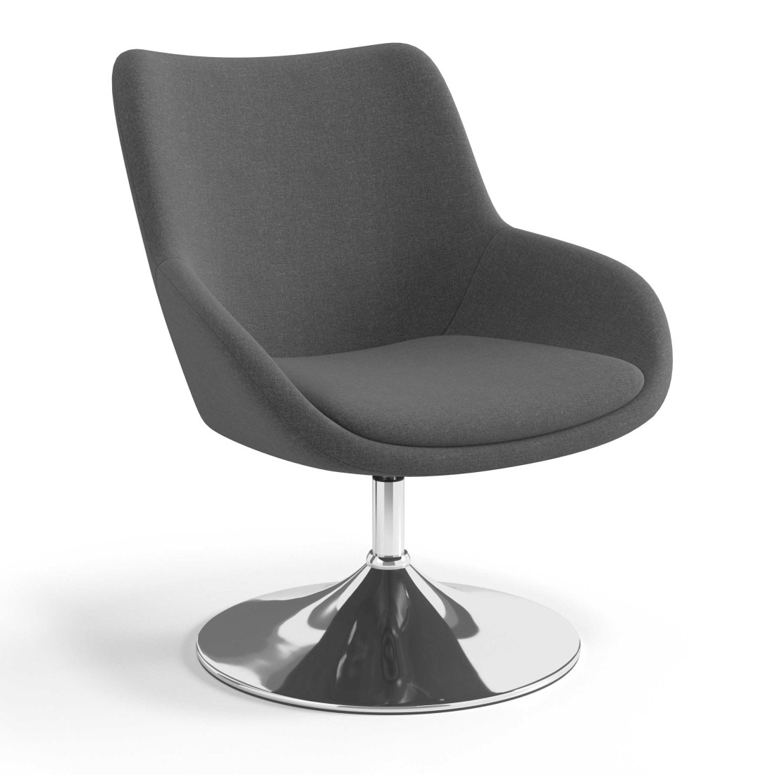 sillon para sala de espera antracita capri 1