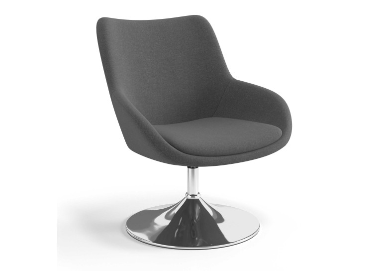 sillon para sala de espera antracita capri 1