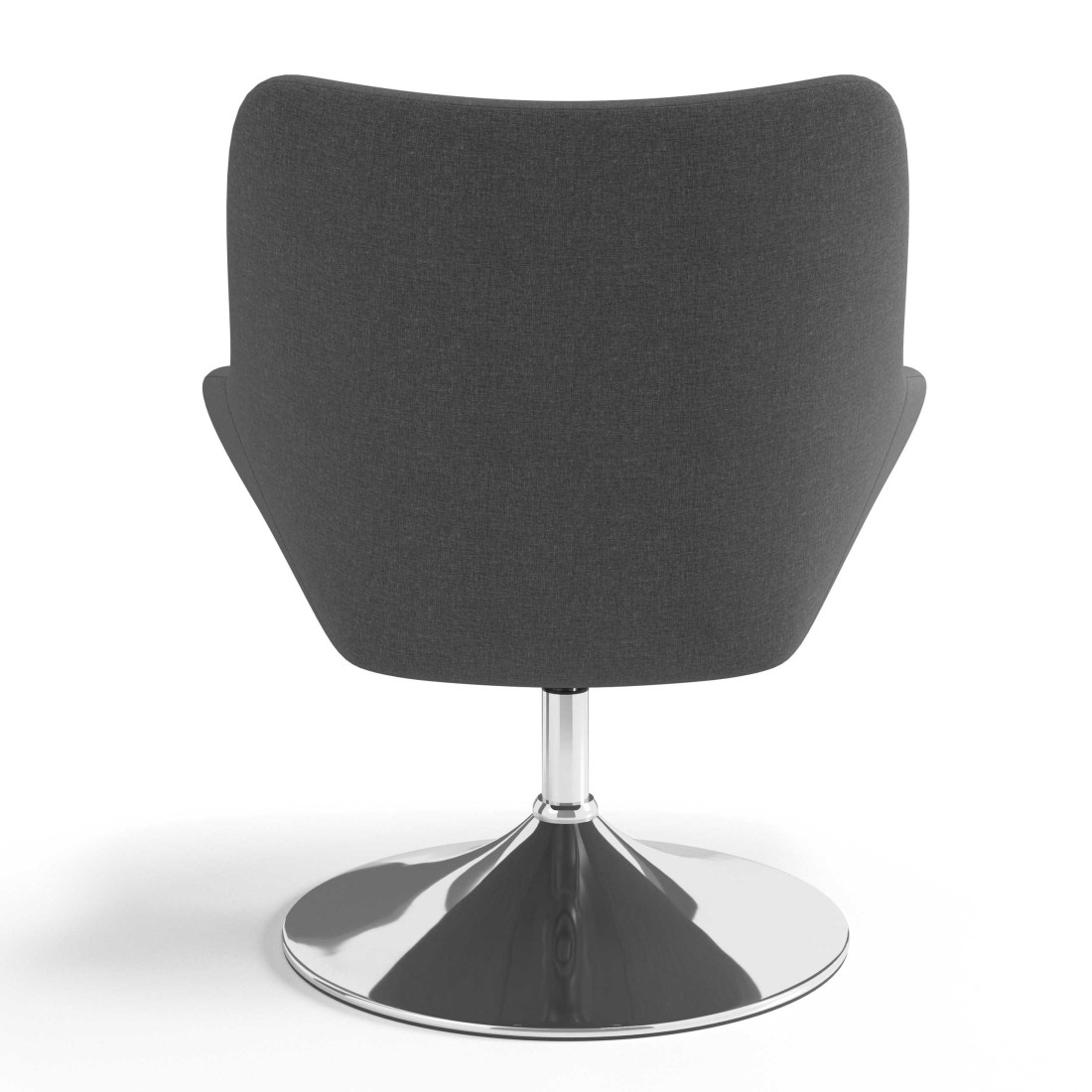 sillon para sala de espera antracita capri 5