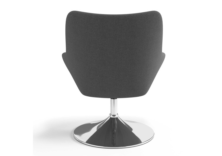 sillon para sala de espera antracita capri 5