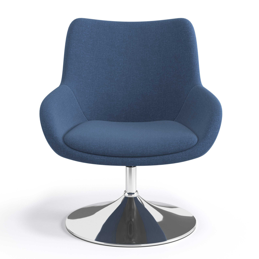 sillon para sala de espera azul capri 4