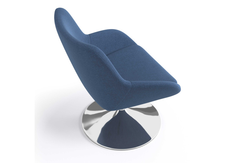 sillon para sala de espera azul capri 6