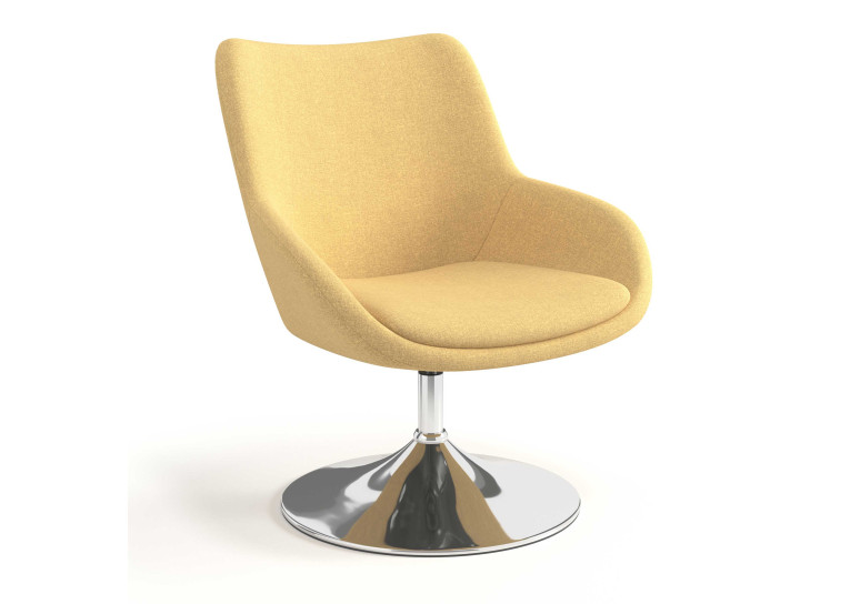 sillon para sala de espera amarillo capri 1