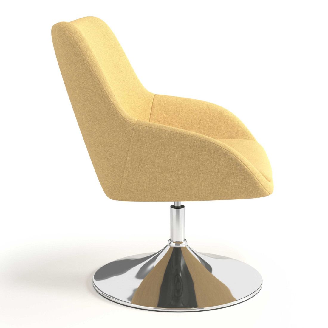 sillon para sala de espera amarillo capri 3