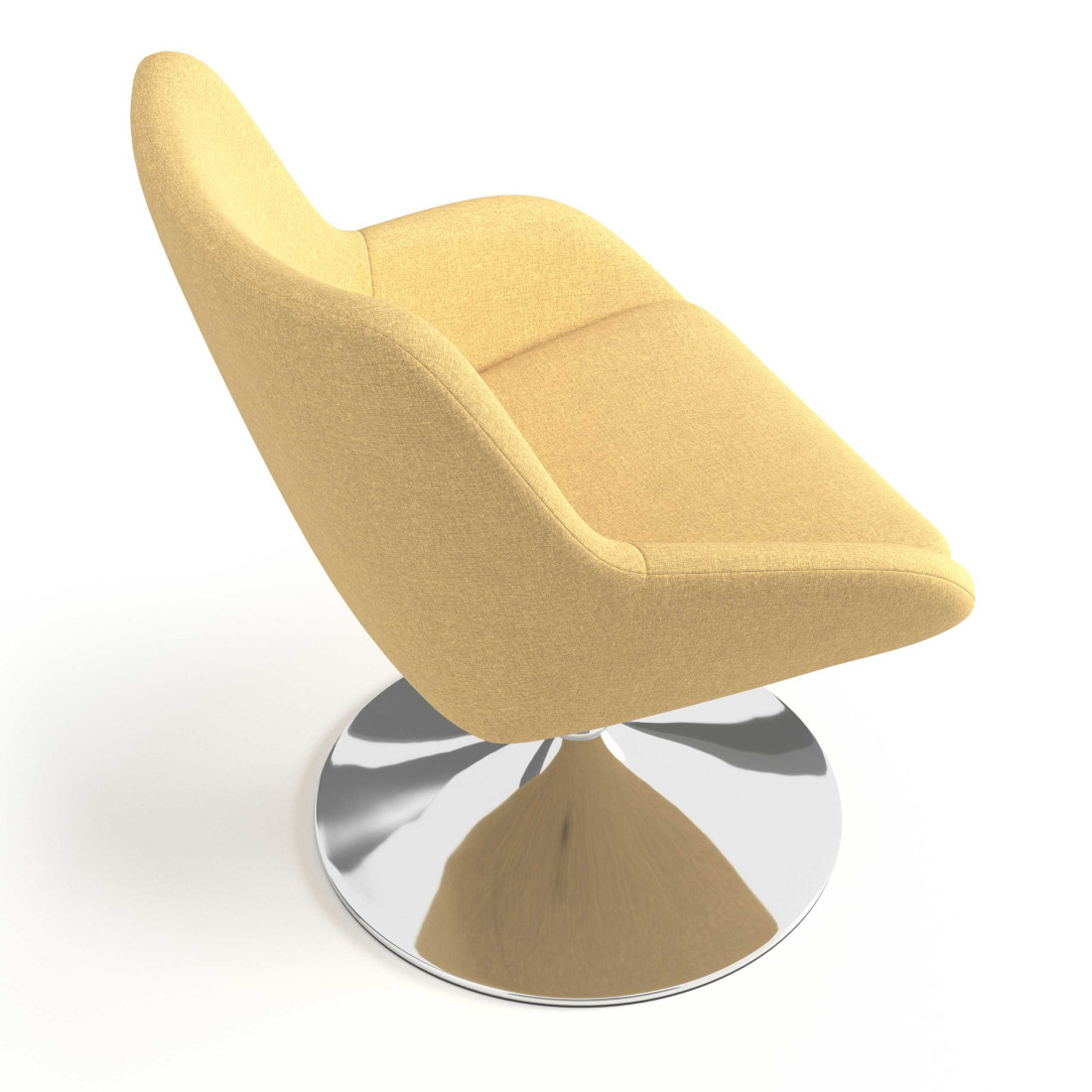 sillon para sala de espera amarillo capri 6