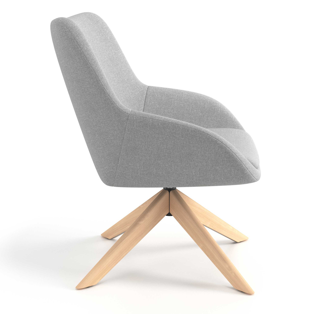 sillon para sala de espera gris capri 3