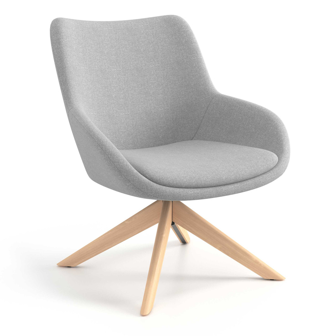 sillon para sala de espera gris capri 1