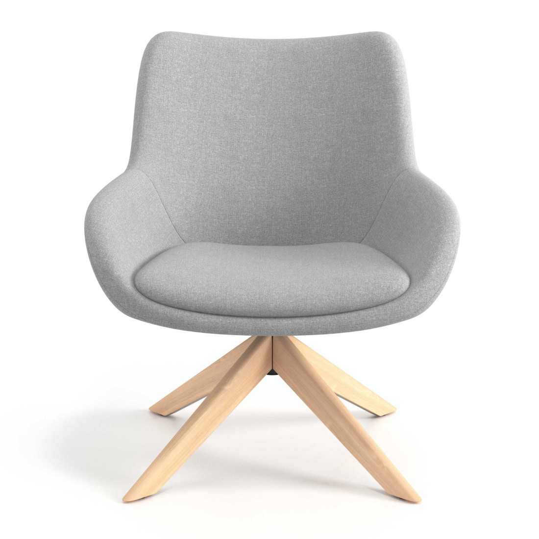 sillon para sala de espera gris capri 4