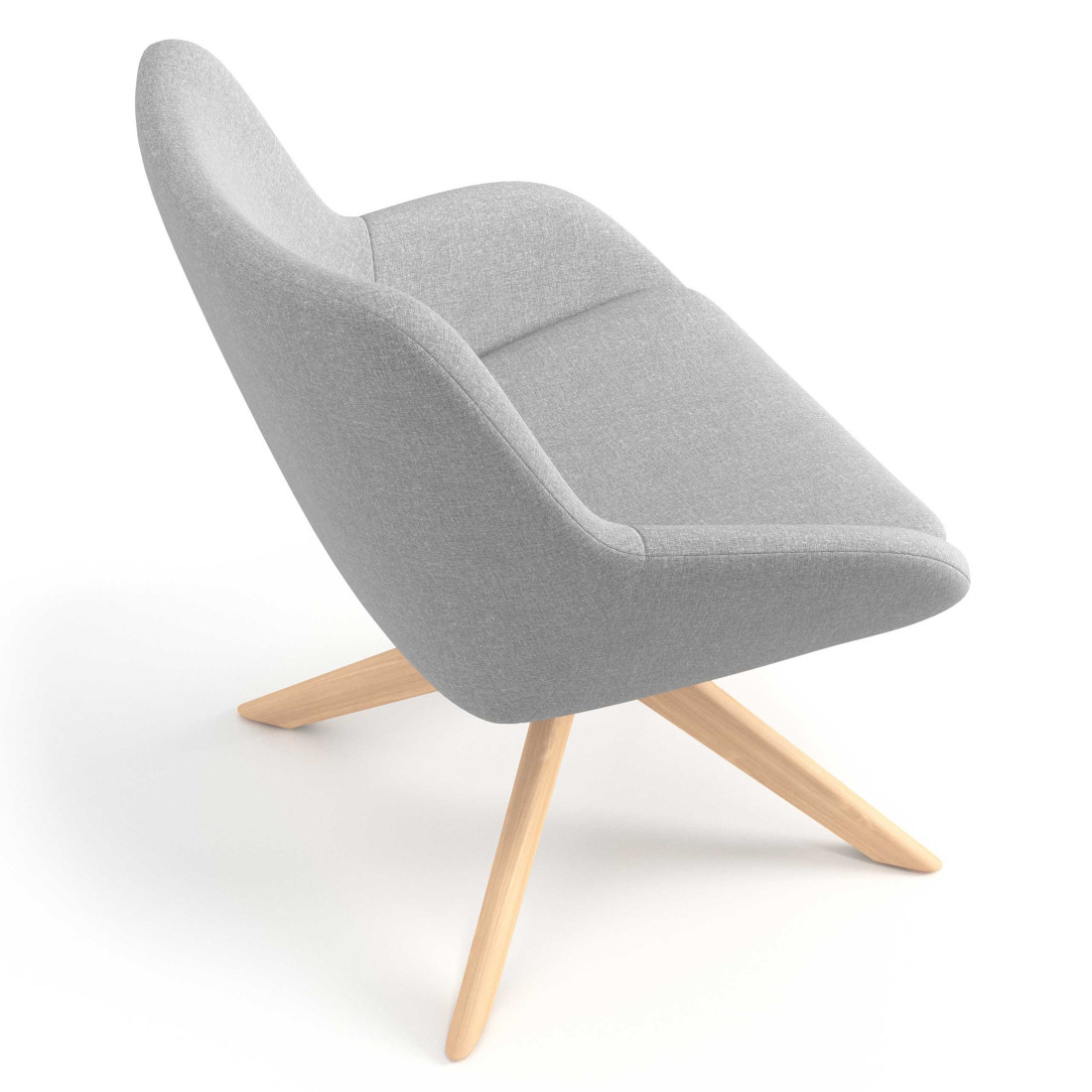 sillon para sala de espera gris capri 6