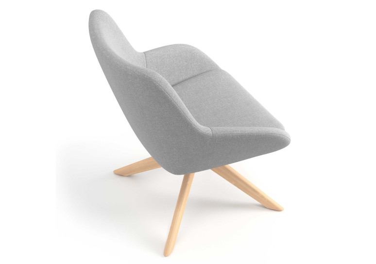 sillon para sala de espera gris capri 6