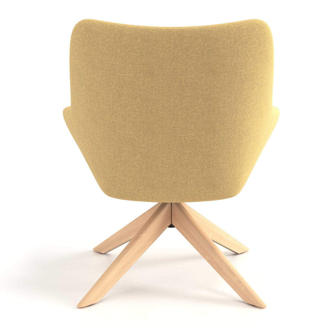 sillon para sala de espera amarillo capri 5