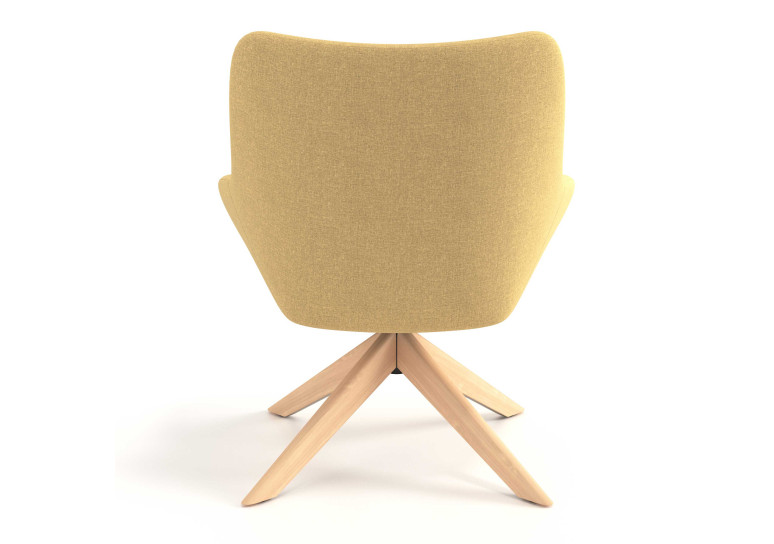 sillon para sala de espera amarillo capri 5
