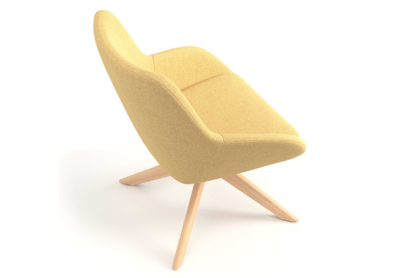 sillon para sala de espera amarillo capri 6