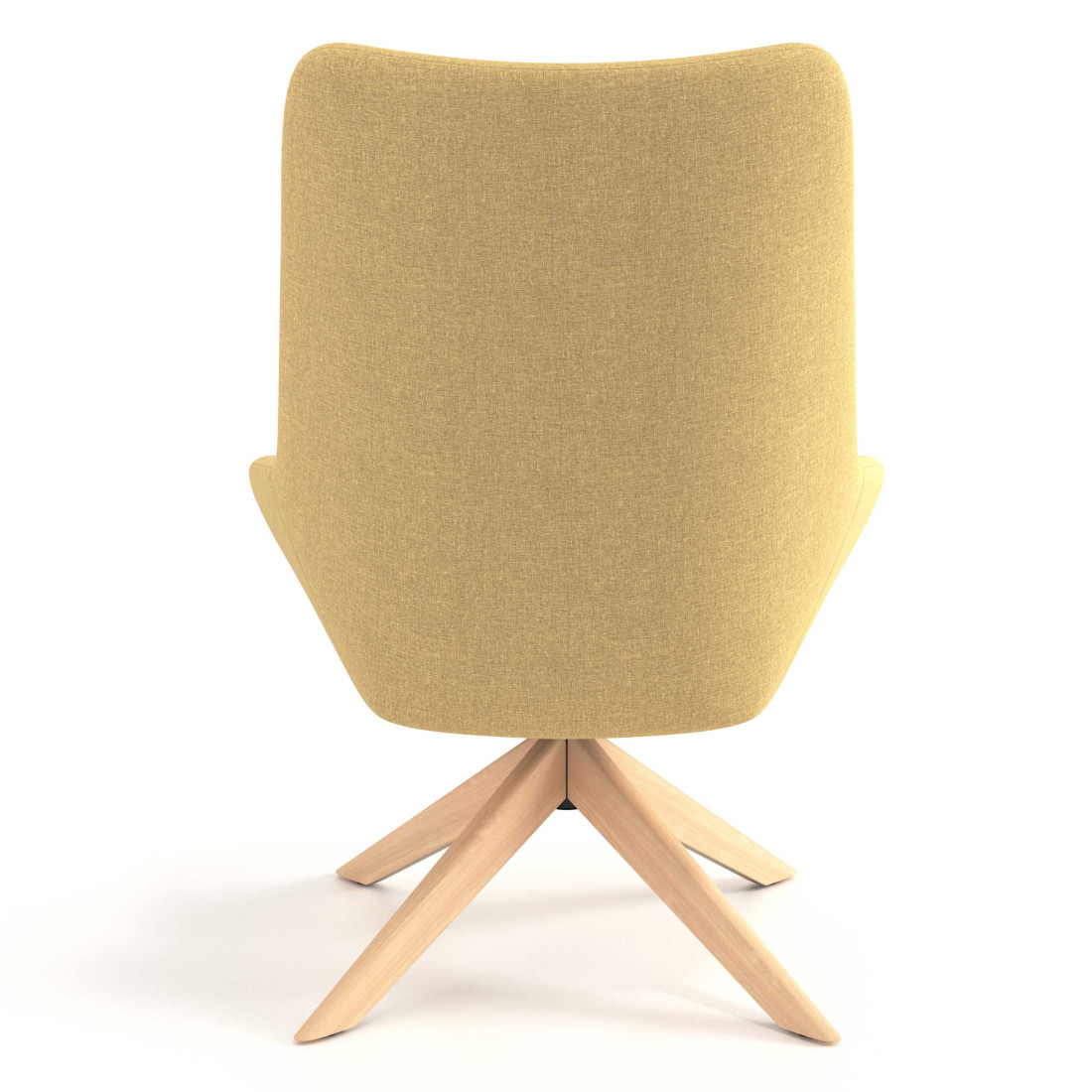 sillon para sala de espera amarillo capri 5